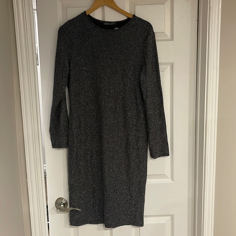 Black sparkle holiday dress